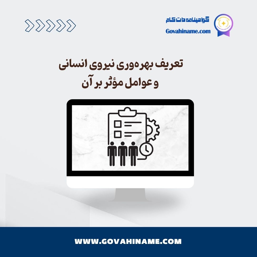 بهره وری نیروی انسانی