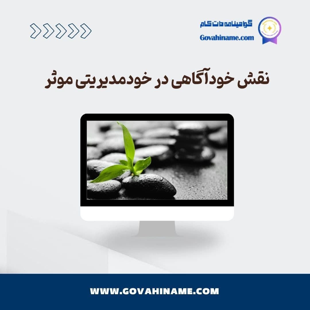 خودآگاهی در خود مدیریتی