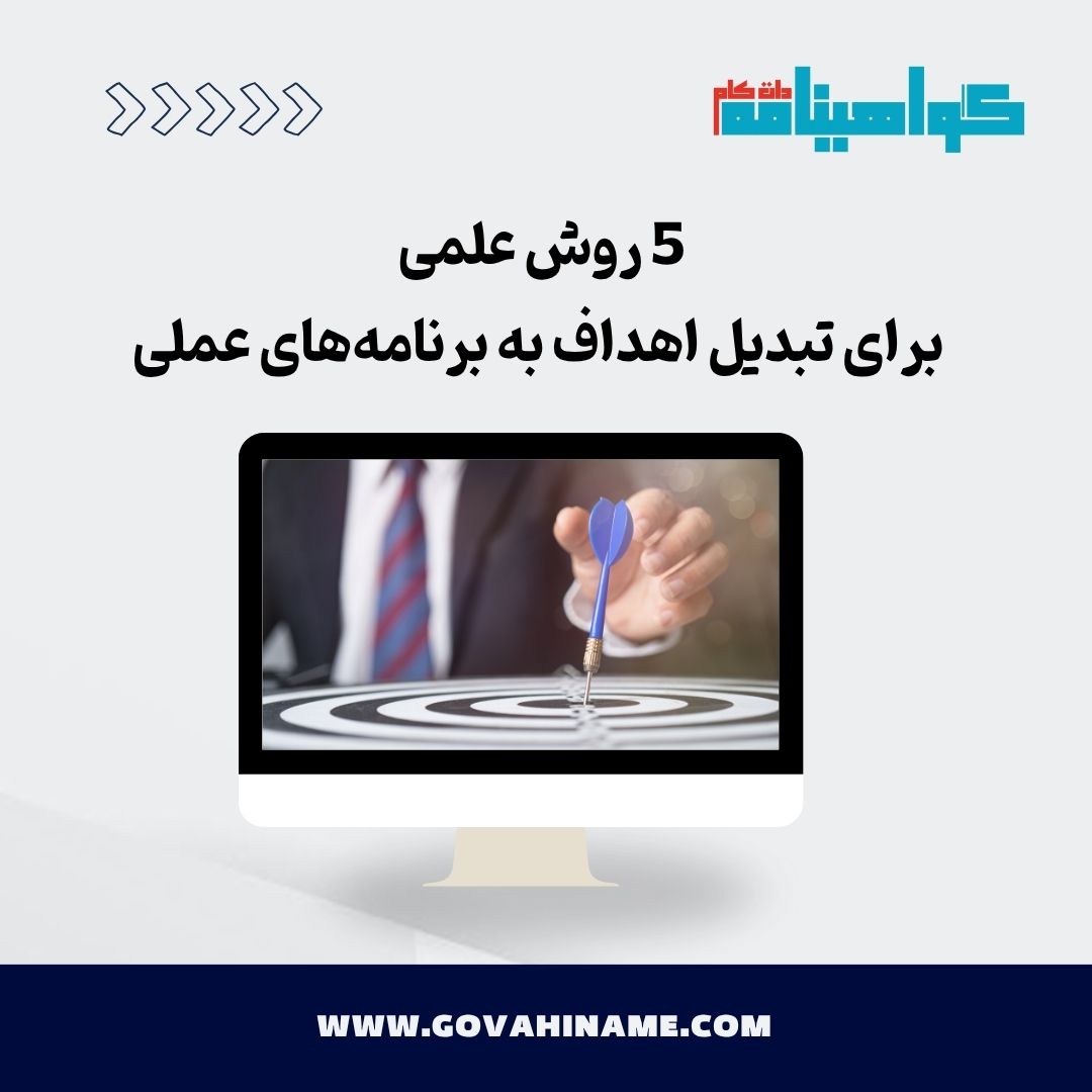 تبدیل اهداف به برنامه عملی