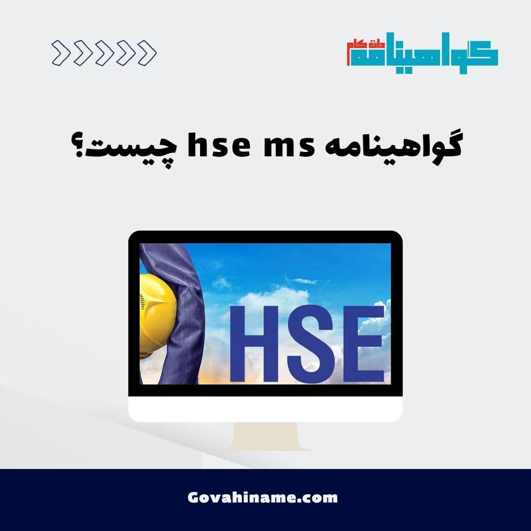 گواهینامه hse ms چیست؟